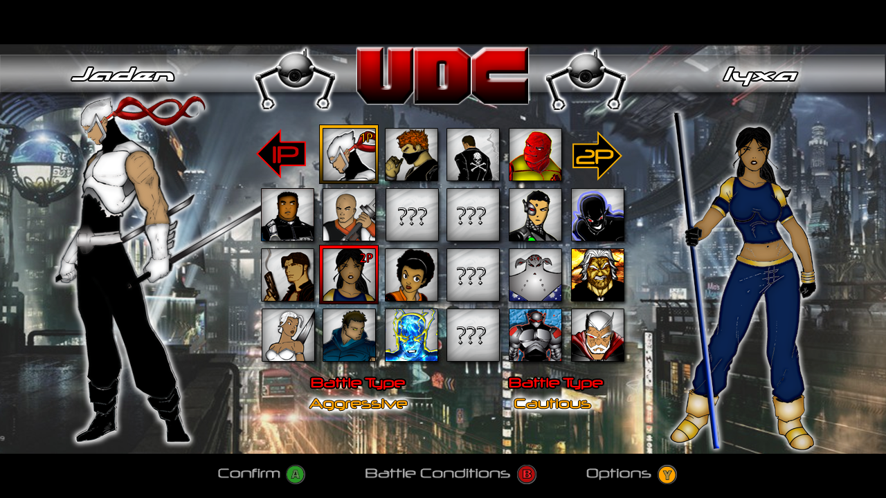 XBUDC - Character Selection Screen Font 2 - Copy