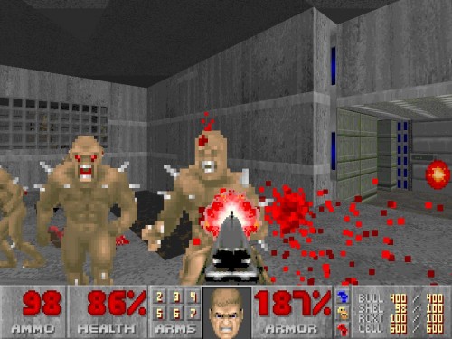 Doom was one of the main reasons work was stalled in offices around the world. 