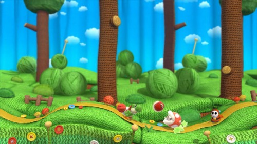 Yoshi's adventure through handcrafted levels is wonderful. 