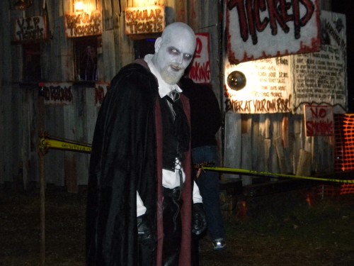 Deimos Nosferatu, the caretaker of the Haunted Jail in 2012. Photo by Nathan Marchand.