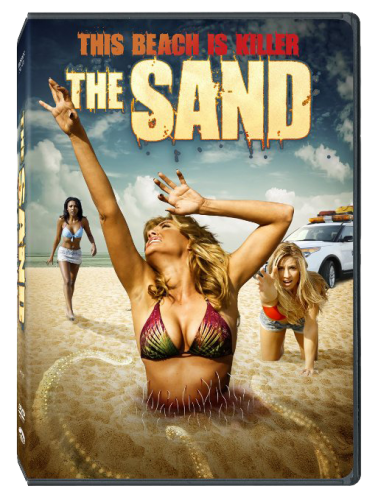 The DVD cover for the movie. (Image courtesy of www.snrfilms.com/thesand