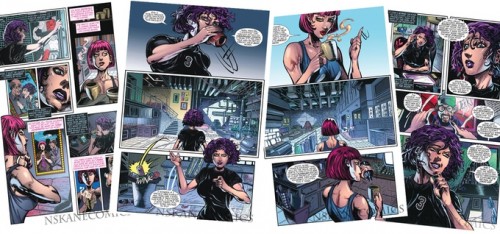 Pages of Seamstress comic