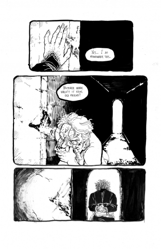 Page from "The Devil's Pupil" by Ashley McCammon.